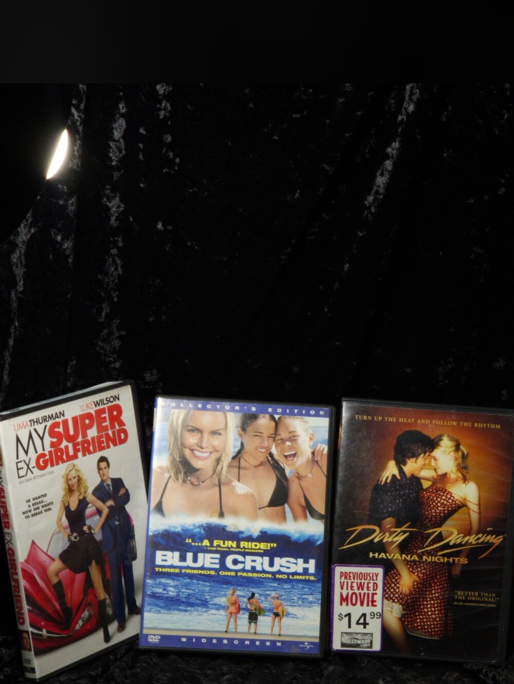 Romantic Comedy DVD Lot Blue Crush Dirty Dancing Havana Nights My Super Ex-GF